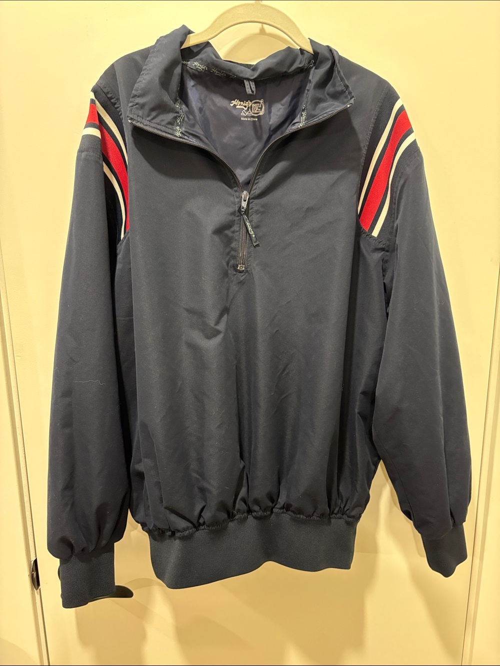 Honig's Major League 1/4 Zip Jacket Size L, Navy